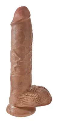 Pipedream - Gode réaliste avec testicules de 25 cm - Marron