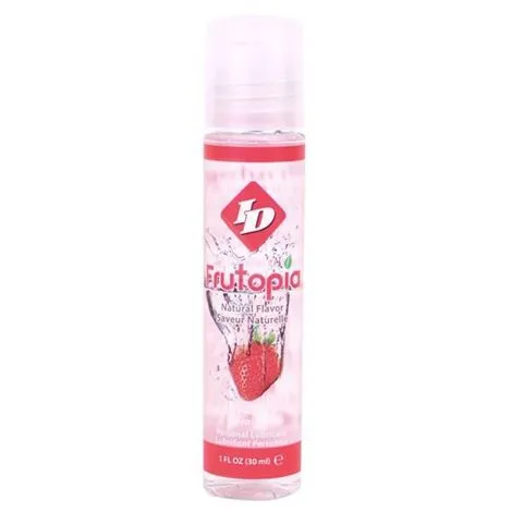 Lubrifiant comestible ID Frutopia saveur fraise 30ml - ID