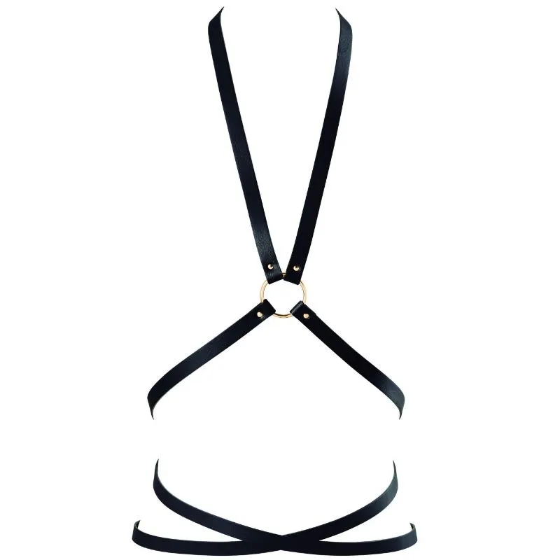 Harnais de corps multidirectionnel Maze noir - Bijoux Indiscrets