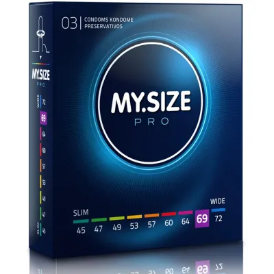 Préservatifs grande taille My Size Pro 69 mm - My Size