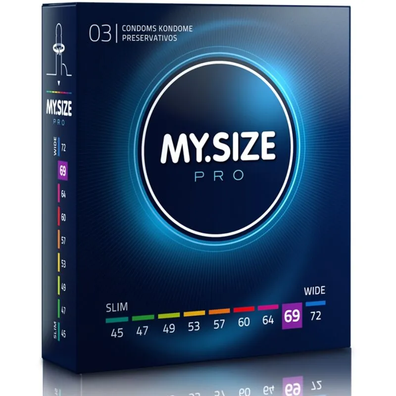 Préservatifs grande taille My Size Pro 69 mm - My Size