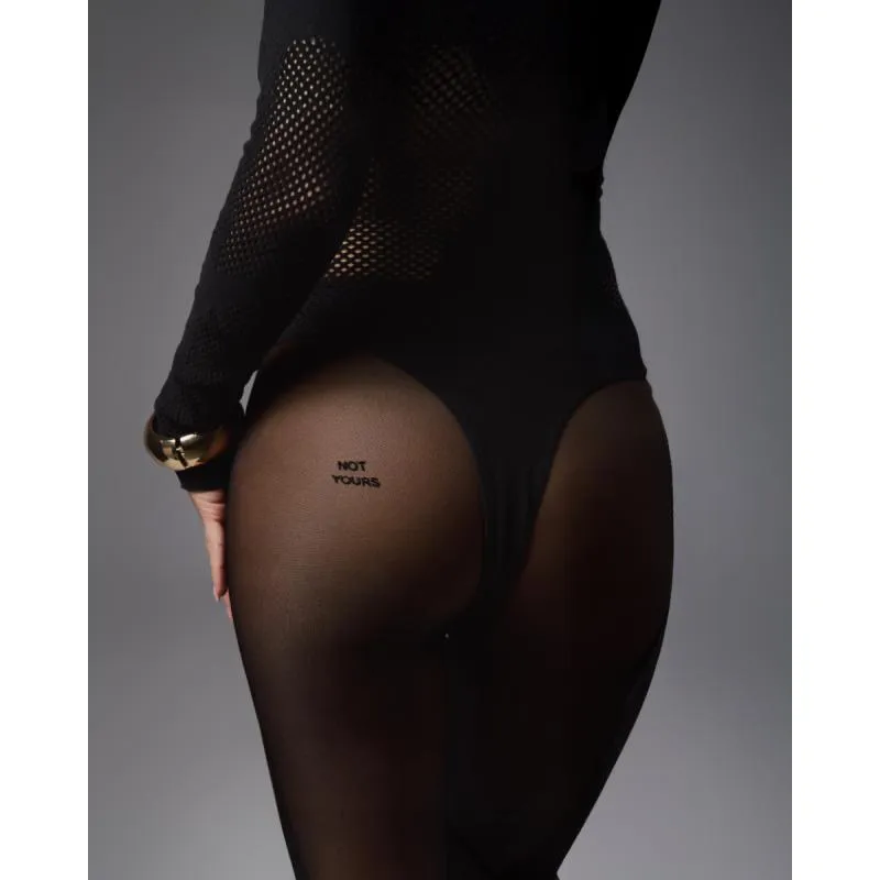 Obsessive - Patrise Yours Collant - Noir