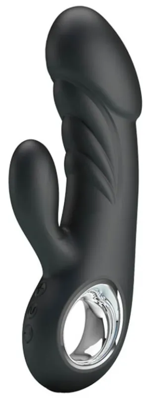 Vibromasseur ANSEL Pretty Love 16cm Noir