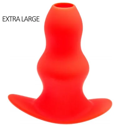 Plug Tunnel STRETCH Rouge 16 x 7.5 cm Extra Large