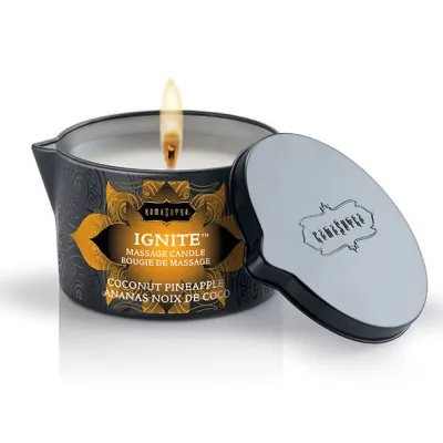 Bougie Massage Ananas Noix de Coco 170g - Kamasutra