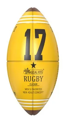 Oeuf de masturbation RUGBY BALL Clicker