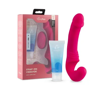 Easy Choice - Gode-ceinture vibrant sans harnais - Rose