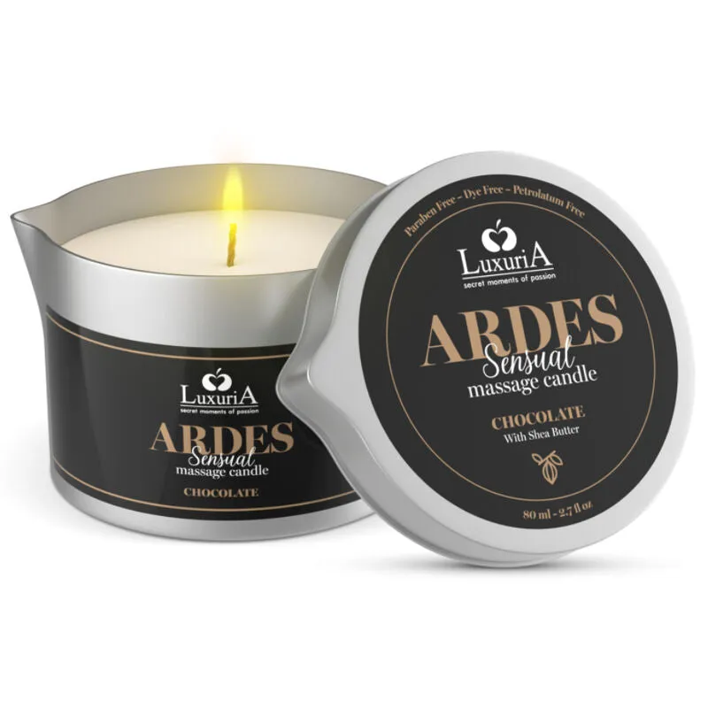 Bougie de Massage au Chocolat Luxuria - Ardes