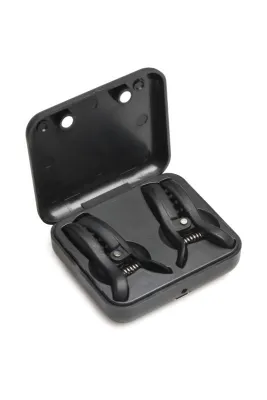 XR Brands - Dark Grip Pinces à Tétons Vibrantes - Noir