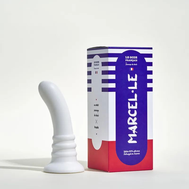 Marcel·le le gode français - ventouse 7,2 cm Blanc
