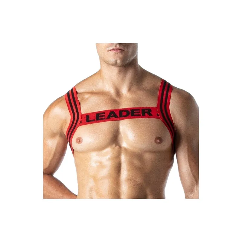 Harnais élastique LOADED Noir-Rouge