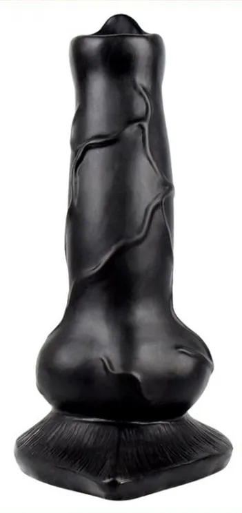Gode DOG COCK 12 x 4cm Noir