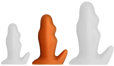 Plug en silicone SAURUS WING M 13 x 6 cm