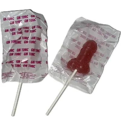 Sucette érotique Diablo Goloso gin tonic fraise - Diverty Sex