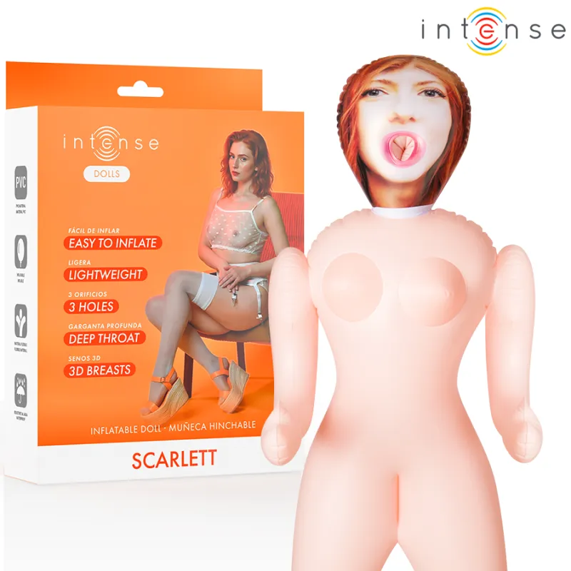Poupée sexuelle gonflable Femme avec Seins 3D Scarlett - Intense