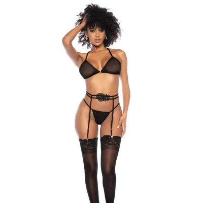 Mapalé Kinky Ensemble Lingerie  Pièces Noir L/XL