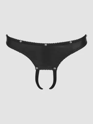 Culotte Ouverte en Cuir