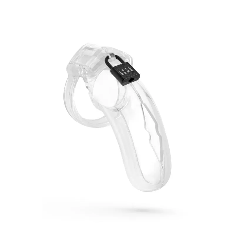 Cage de chasteté Lockdown Transparent - Grand