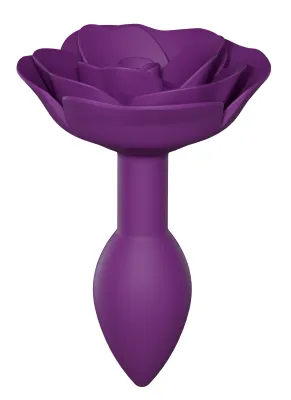 Plug anal Bijou OPEN ROSES S 8 x 2.9cm Violet