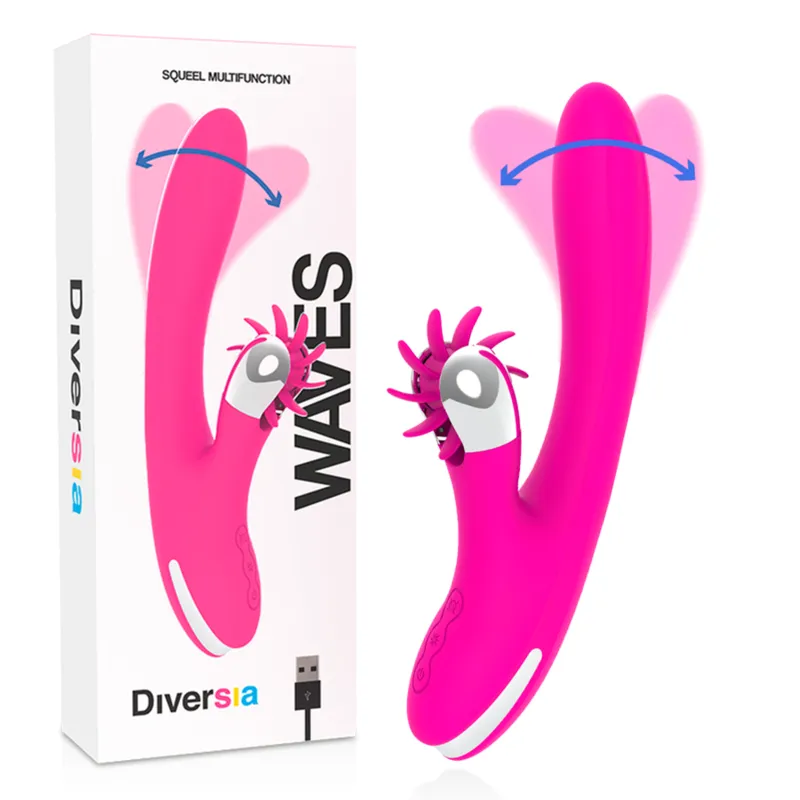 Vibromasseur rabbit Bunny Waves 24cm - Diversia