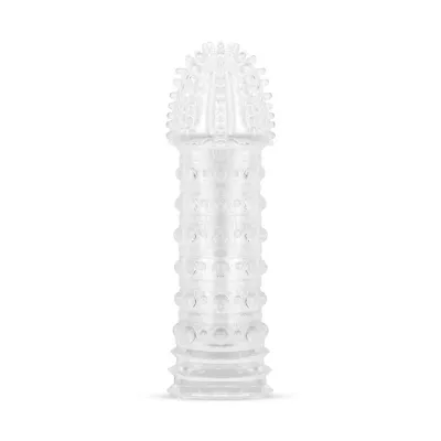 Gaine à penis à Côtes - Transparent