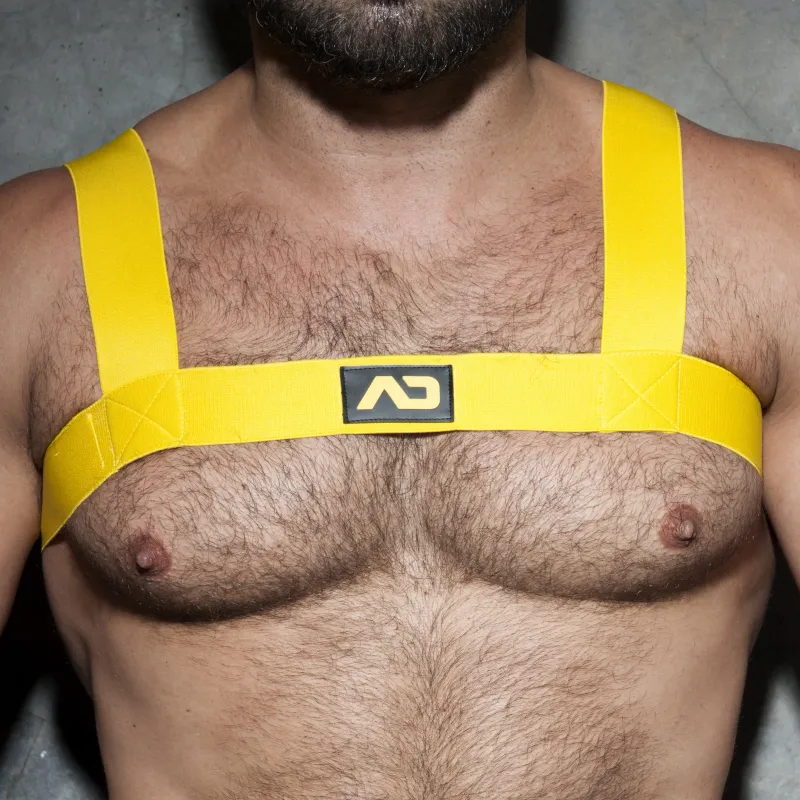 Harnais Élastique AD FETISH Basic Jaune