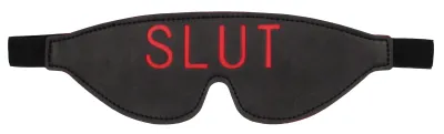 Masque en simili SLUT Noir