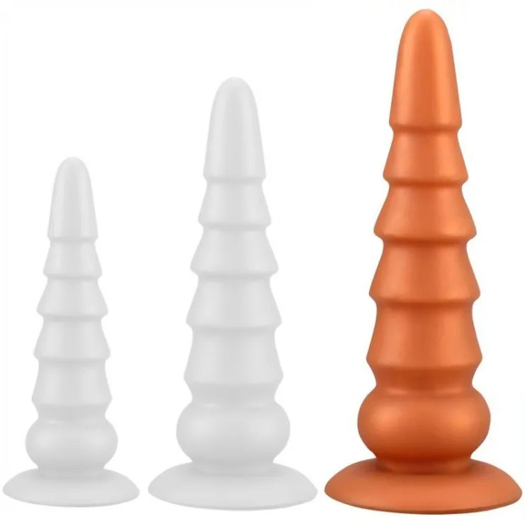Plug en silicone PAGODA L 27 x 7 cm