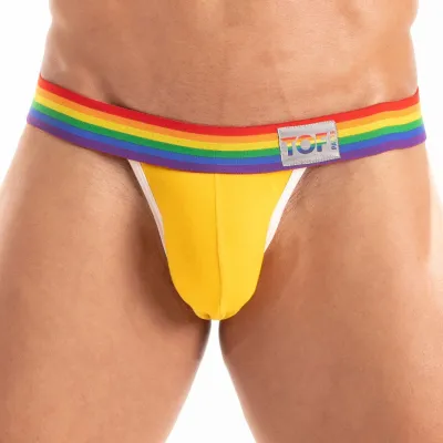 TOF Paris Jockstrap PRIDE JOCK Jaune