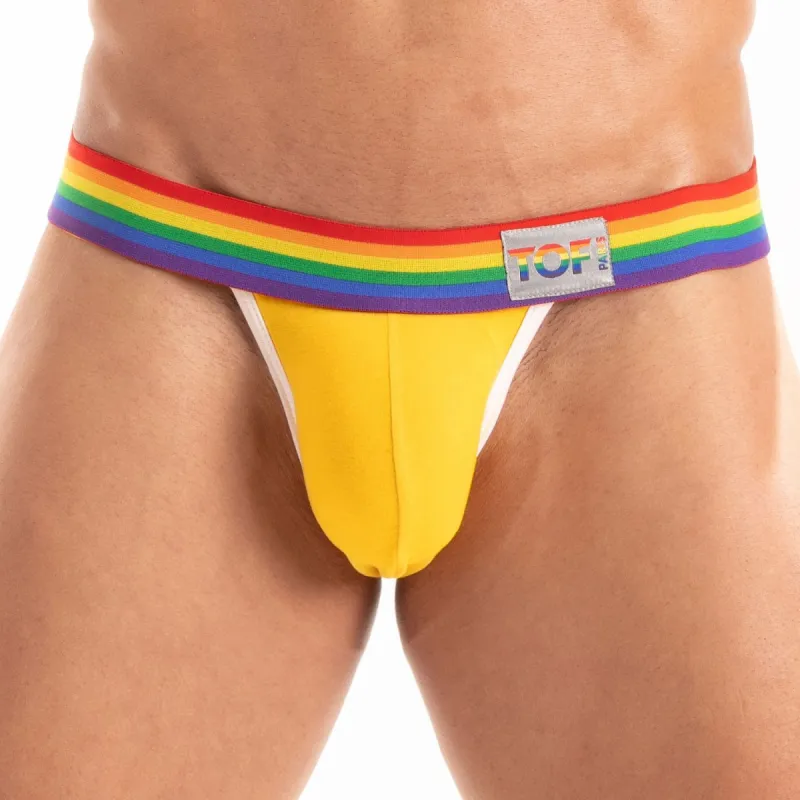 TOF Paris Jockstrap PRIDE JOCK Jaune