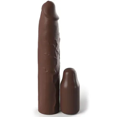 Gaine Pénienne Fantasy X-Tensions Vibrante 22,86cm - Marron
