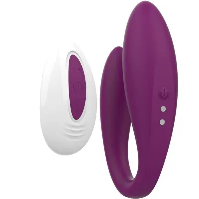 Stimulateur Couple Kitty Violet avec Télécommande - Armony