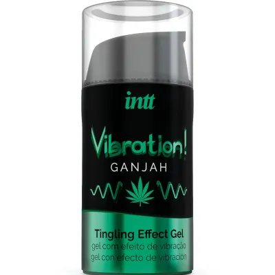 Gel Stimulant Vibration Cannabis Ganjah 15ml - Intt