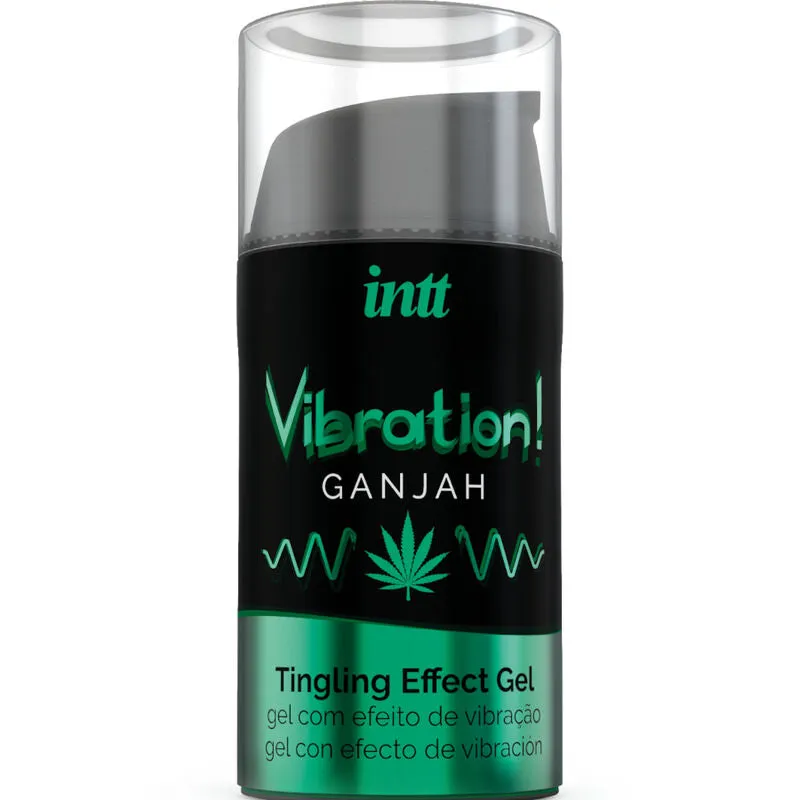 Gel Stimulant Vibration Cannabis Ganjah 15ml - Intt