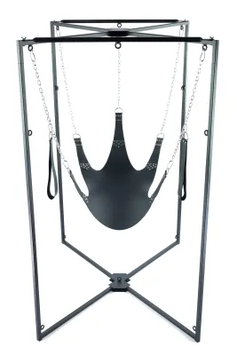 Kit Sling Cuir 5 Points Noir Armature Noire