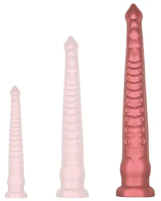 Gode Tentacule OKTOOP L 52 x 7.5cm Rouge