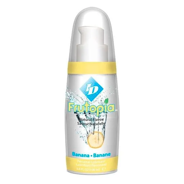 Lubrifiant comestible ID Frutopia saveur banane 100ml - ID Lubrifants