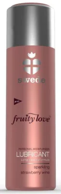 Lubrifiant Aromatisé FRUITY LOVE Vin de fraise pétillant 100 ml