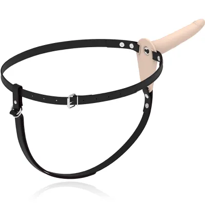 Gode Ceinture Vibrant Fetish Submissive Beige 15cm