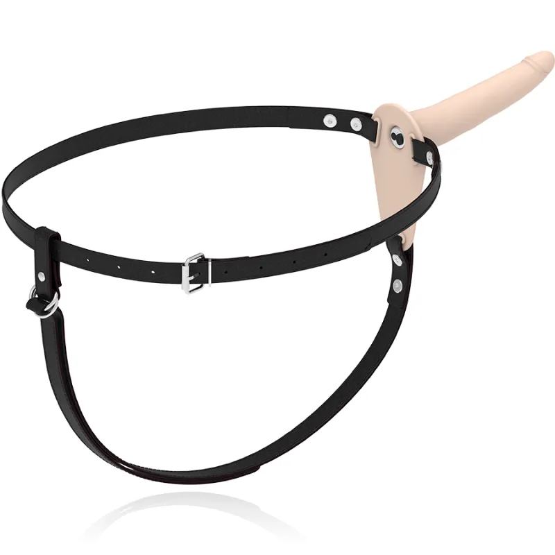 Gode Ceinture Vibrant Fetish Submissive Beige 15cm