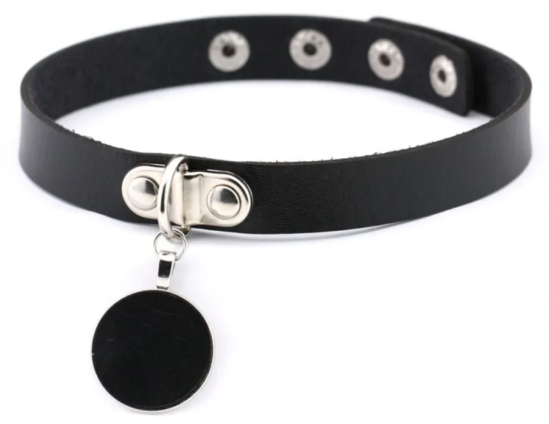 Ras de cou ROUND MOON Noir