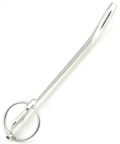 Tige d'urètre percée en métal BENTY M 15cm - Diamètre 7.5mm