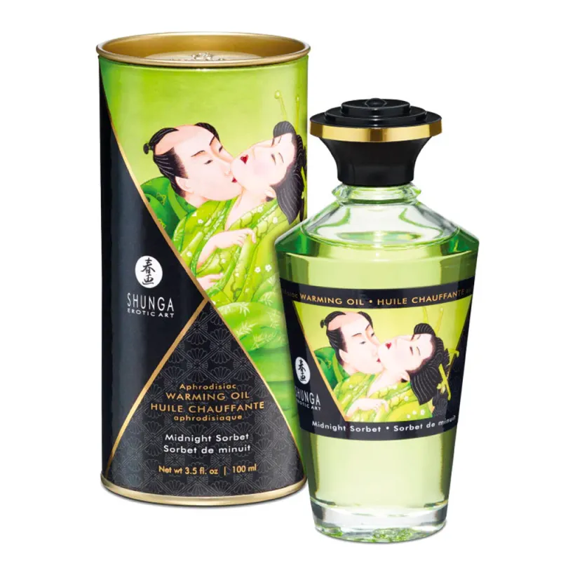 Huile chauffante aphrodisiaque -   Sorbet de Minuit