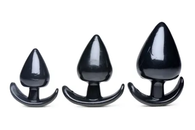 Lot de 3 Plugs SPADES Noir