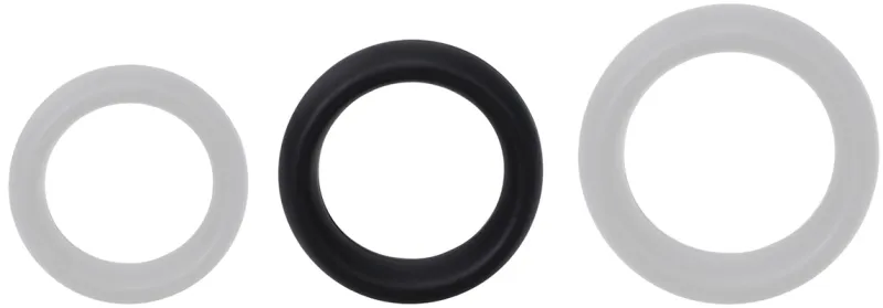 Cockring en silicone THE COLLAR Medium 45 mm Noir