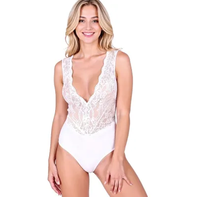 Body Évalie Blanc L/XL - Passion