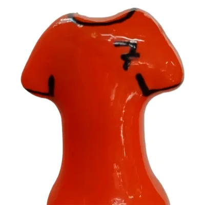 Préservatif Fantaisie Peint Main T-Shirt Orange - Condomerie