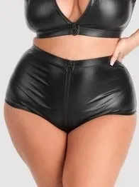 Culotte taille haute wetlook Fierce 5X/6X