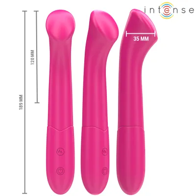 Vibromasseur Paty Flexible 19cm Rose - Intense