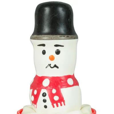 Préservatif Fantaisie Bonhomme de Neige Peint Main - Condomerie